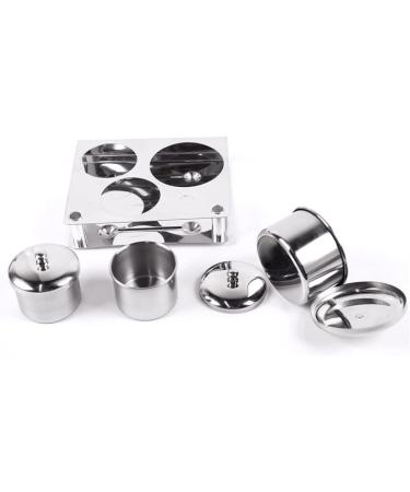 Manicure Container Liquid Powder Cup Crystal Tools Dispensing Container With Lid for Women manicure liquid holder - Buy Online on GoSupps.com