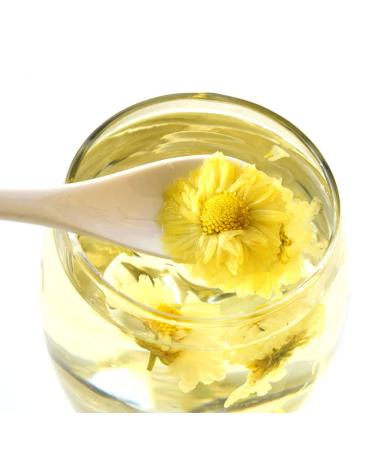 Buy 100% Organic White Juhua Tea | Hangzhou Edible Flower Tea for Eye Protection | 30g - Premium Loose Leaf - Buy Online on GoSupps.com