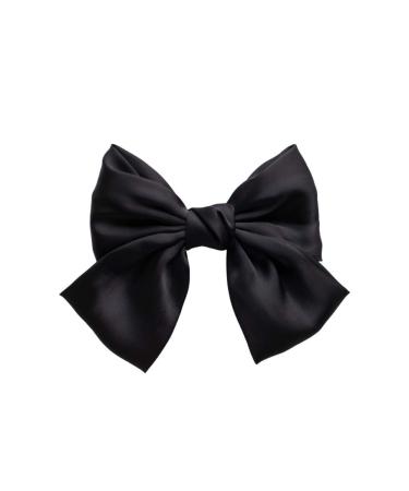 Big Hair Bows for Women Girls  Hair Clips for Styling Bowknot French Barettes and Hair Clips for Women Girls  Hair Bow Clips Accessories for Women Black