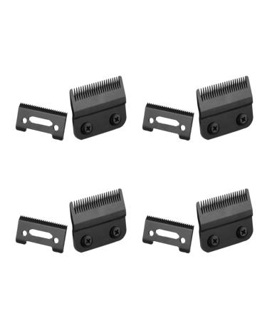 jumbans 4 Set Replacement Movable Blade Steel Accessories for Clipper Blade Professional Hair Clipper Blade Carton