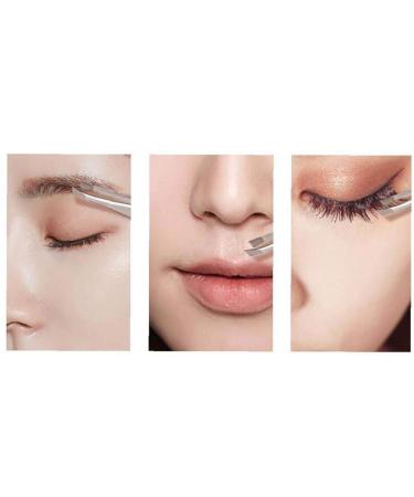 1PC Professional SL Stainless Steel Precision Tweezers for Eyebrow & Face Hair Removal - Expert Beauty Tools - Buy Online on GoSupps.com