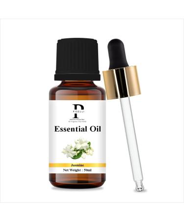 PISELLI Essential Oils Pure Essence: Unlocking The Secrets of Essential Oils - 30/50/100ml - 1.01/1.70/3.38 Fl Oz (100ml Jasmine)