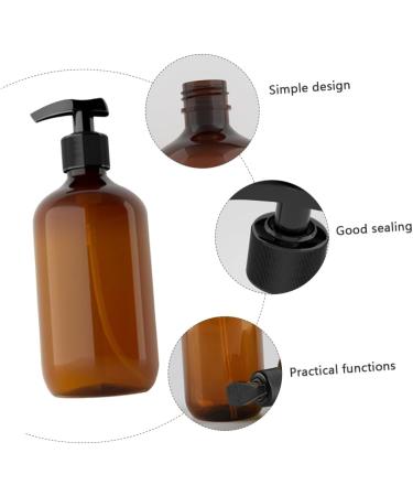 FRCOLOR 15 Pcs Lotion Press Bottle Travel Body Wash Lotion Pump Bottles Dispenser Travel Shampoo 500ml Travel Container Plastic Pump Bottle Travel Lotion Liquid Pump Emulsion The Pet Brownx3pcs 19.5x6.4cmx3pcs - Buy Online on GoSupps.com