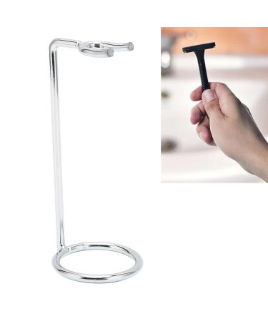 Premium Stainless Steel Safety Razor Stand | Non-Slip Base & Shaving Brush Holder | Ideal for Home & Travel - International Shipping - Buy Online on GoSupps.com