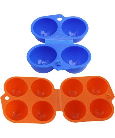 GLEAVI 4 Pcs Eggs Outdoor Grill Barbeque Grill 2 Grids Egg Case for Bbq Container Travel Egg Rack Barbecue As Shownx2pcs Mx2pcs - Buy Online on GoSupps.com