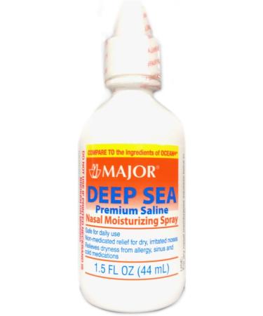 Ocean Nasal Moisturizing Spray 1.5 oz (44ML) 5 PACK - Deep Sea Generic - 7.5 oz Total - Buy Online on GoSupps.com