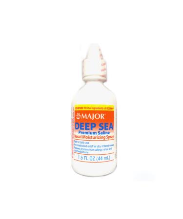 Deep Sea Saline Nasal Moisturizing Spray 1.5oz Bottle