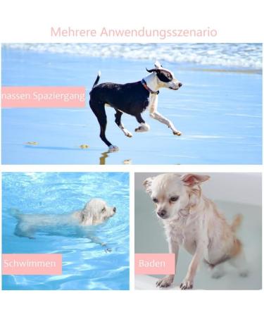 Petsmiler Dog Bathrobe - Absorbent Velcro Bathing Robe for Small Dogs - Quick Drying after Swimming & Rain (Pink XS) - Buy Online on GoSupps.com