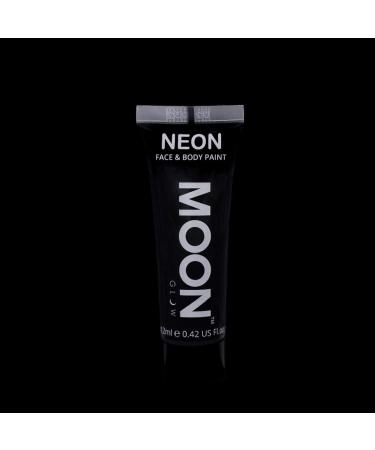 Moon Glow 12ml Neon Face & Body Paint in Black - Long-Lasting Formula - Buy Online on GoSupps.com