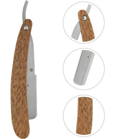 Buy Lurrose Manual Wet Razor Set for Men - Wooden Razor Holder & Accessories in Red Sandalwood - Premium Shaving Tool - Buy Online on GoSupps.com