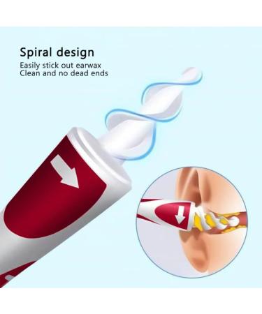 Q Grips Earwax Remover - Safe & Reusable Spiral Ear Cleaning Kit - 15 Pcs for Adults & Kids - Buy Online on GoSupps.com