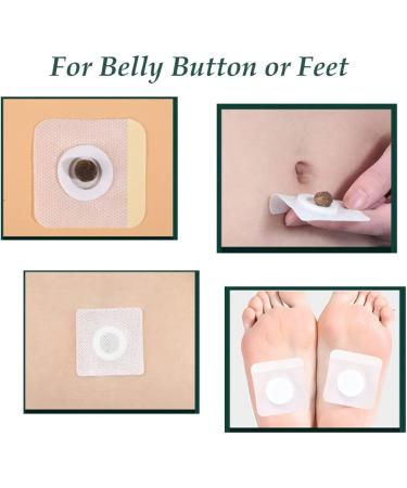 30Pcs/Box Natural Herbal Moxibustion Belly Button Patch for Men and Women - Abdomen Waist Path - Buy Online on GoSupps.com