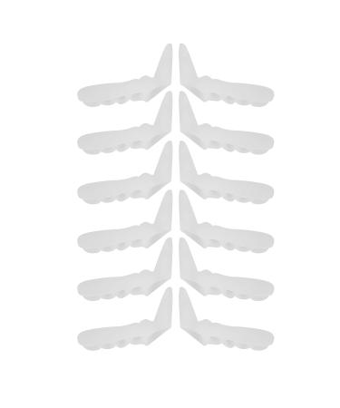 6 Pairs 5 Hole Toe Separators | SEBS Elastic Hallux Valgus Corrector for Men & Women - Improve Comfort & Alignment - Buy Online on GoSupps.com