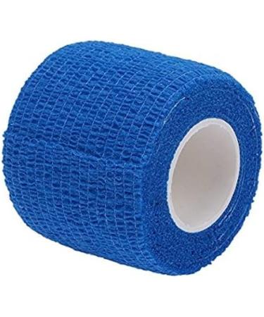 Qigui Self-Adhering Cohesive Bandage 5cm x 4.5m - Blue Elastic Bandage for Fingers Hands Toes & Feet - International Shipping Available - Buy Online on GoSupps.com