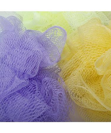Bath Poufs Shower Sponge 10-Pack in Assorted Colors - Buy Online on GoSupps.com