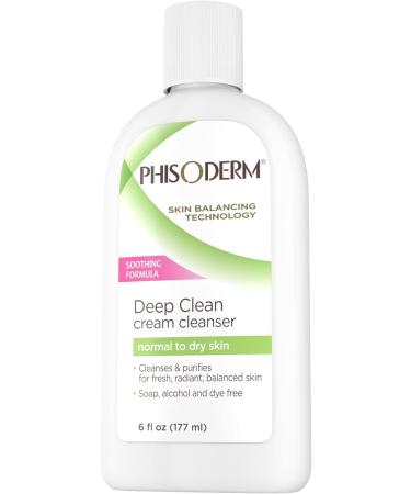 Phisoderm Deep Clean Cream Cleanser Normal to Dry Skin 6 fl oz (Pack of 6) - Buy Online on GoSupps.com