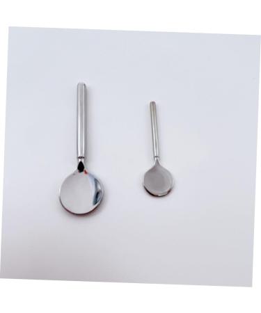 FRCOLOR Eye Cream Stick Beauty Scooper Skincare Tools Beauty Product Scoop Small Makeup Spoon Spoon Tools for Skincare Spoon for Skincare 7c Zinc Alloy Small Spoon Cosmetic 7.00X2.10X1.00CM Silver - Buy Online on GoSupps.com