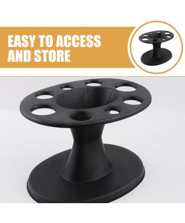 Baluue Hair Scissors Holder Rotating Barber Scissors Storage Salon Shears Holder Hair Stylist Scissors Container Barbershop Hairdressing Tools Organizer Black - Buy Online on GoSupps.com