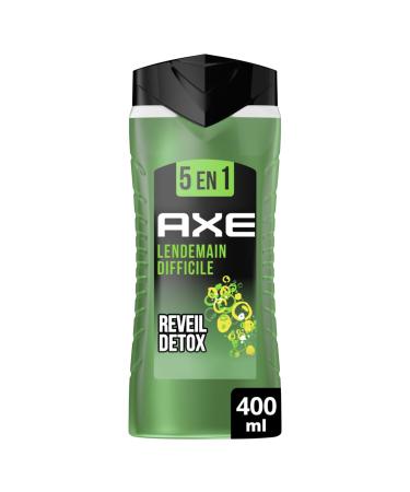 AXE - 5in1 Men's Shower Gel Difficult Tomorrow - 24h Moisturizing - 87% Ingredients of natural origin - citrus fragrance - 40