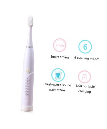 Buy Healifty 6 Kids Travel Toothbrush - Battery Operated Automatic Electric Toothbrushes for Kids | Waterproof USB Charging Ideal for Travel - Buy Online on GoSupps.com
