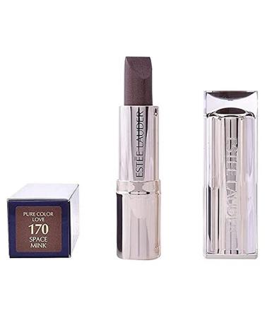 Est e Lauder Estee Lauder 855-RP2W85 Pure Color Love Lipstick Chrome Space Mink 3.5 g
