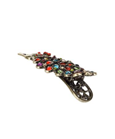 Buy Retro Rhinestone Peacock Phoenix Hair Clip | Trendy Hair Accessories for International Shipping - Buy Online on GoSupps.com
