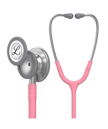 Buy 3M Littmann Classic III Monitoring Stethoscope - Pearl Pink Tube 27 inch | Includes Stethoscope Identification Tag - Black | Fast International Shipping - Buy Online on GoSupps.com