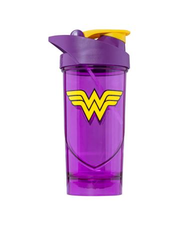 Shieldmixer Hero Pro Classic Shaker Wonder Woman Classic - BPA -Free - Gym accessories - Protein Shaker - Fitness drinking bottle - purple - 700ml
