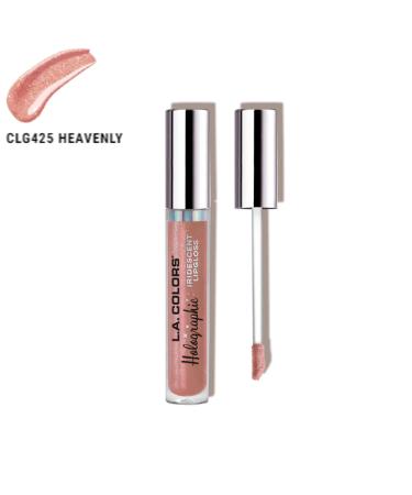 L.A. Colors Holographic Iridescent Lip Gloss Oil Balm - Pick Your Color + Free Zipper Bag (CLG425 / HEAVENLY) - International Shipping Available - Buy Online on GoSupps.com
