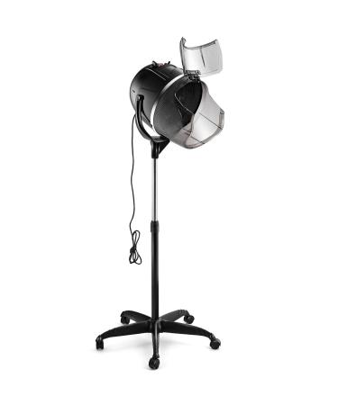 Costway professional dry hood hair dryer salon hairdresser hair dryer hood with a base 1050W / 40-75 / 60min.Switching clock / 125-160cm height adjustable