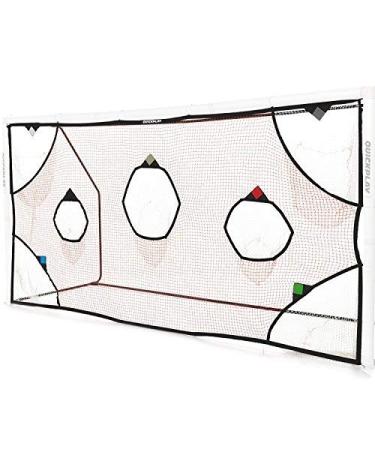 QuickPlay PRO Soccer Goal Target Nets with 7 Scoring Zones  Practice Shooting & Goal Shots. Soccer Goal Frame not Included. 2) Target Net 12x6'