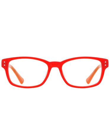 Corinne McCormack Mod EDIE CORAL ORANGE 52/18/140 Reading Glasses Unisex +2.00