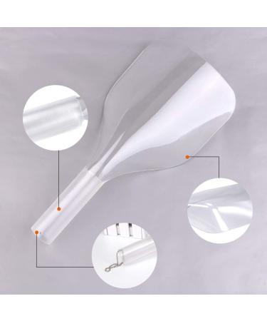 Yebeauty Barber Face Shield 2 PCS for Hairspray Hair Salon Hairdressing Clear Hair Salon Face Shield Water Proof Plastic Shield for Face Eyes Protect - Buy Online on GoSupps.com