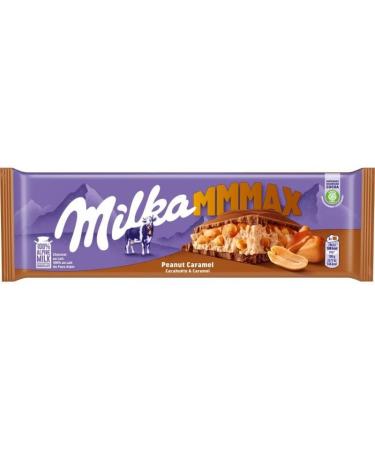 MILKA - Peanut and Caramel Tablet 276G - Pack of 4 - Sold in Packs - Buy Online on GoSupps.com
