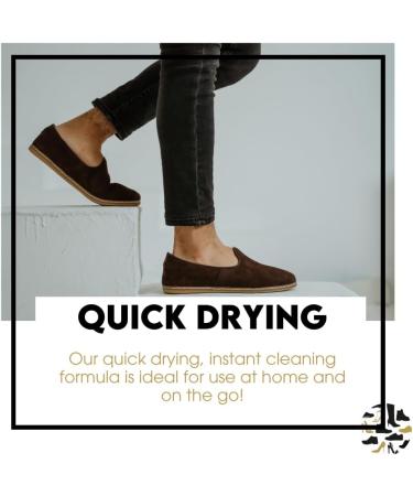 Suede Cleaner for Shoes | Deep Cleans Dress Shoes, Boots, and More | Quick Drying Natural Formula | 125ml - Buy Online on GoSupps.com