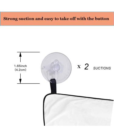 Beard Apron Cape Bib for Men Beard Hair Catcher for Shaving and Trimming with Smooth Surface Adjustable Hook and Loop Beard Grooming Apron with 2 Strong Suction Cups (White) - Buy Online on GoSupps.com
