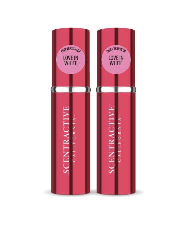 CA Perfume Impression of Love In White For Women Replica Version Fragrance Dupes Concentrated Long Lasting Eau de Parfum Spray Refillable Atomizer Bottle 0.17 Fl Oz/5ml-X2 CRT LOVE IN WHITE IMPRESSION 0.34 Fl Oz (Pack of 1)