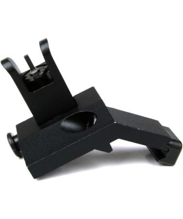 GOTICAL 45 Degree Offset Flip Up Sight - Low Profile Design Front and Rear Flip Up Sights in Black - Buy Online on GoSupps.com