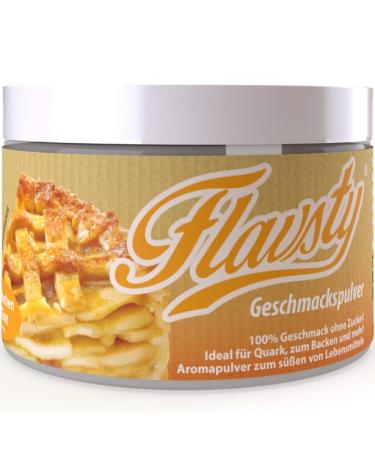Flavsty Flavor Powder Apple Cinnamon - Apple Strudel Apple Pie - Vegan Flavor Powder without Sugar