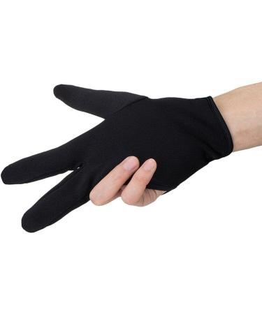 Heat Resistant Gloves for Hair Styling Professional Heat Resistant Protection Gloves for Hair Styling Curling Wand Flat Iron Unisex Anti-hot Insulation Three Finger Glove (black) - Buy Online on GoSupps.com