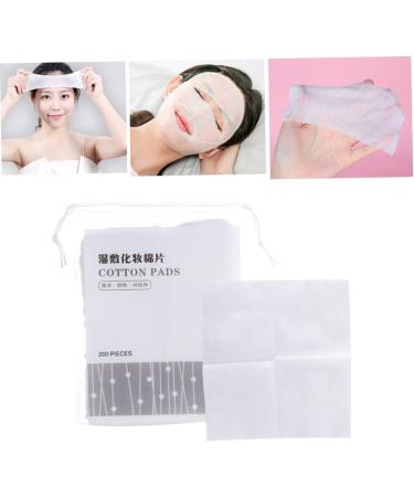 Housoutil Cosmetic Cotton Squares Make up Remover Wipes Makeup Cotton Pad Cotton Makeup Remover Pads Makeup Pad Makeup Remover Wipes Women Cosmetic Pad Girl Face Pad White Disposable 10*10cm White - Buy Online on GoSupps.com
