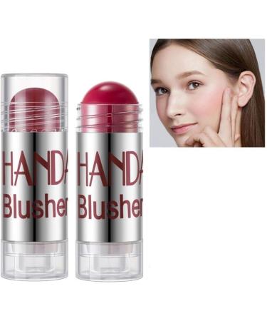 8Colors Blush Highlighter Bronzer Contour Shadow Cream Cheek Blusher Blush Stick Face Makeup Pink Blusher (Color : 01) - Buy Online on GoSupps.com
