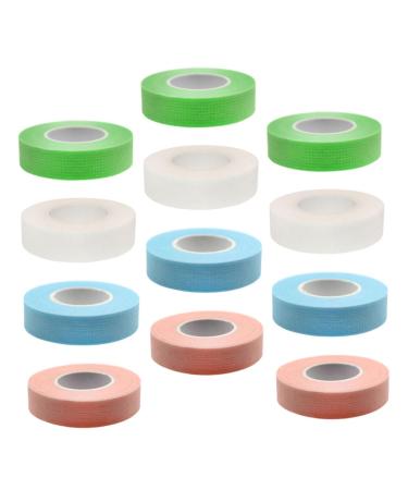 Healeved 12 Rolls Lash Tape Makeup Eyelash Tape Adhesive Lash Tape Eyelash Adhesive Tapes Eyelashes Stickers Eyelashes Supply Protective Agent Breathable Non-woven Fabric