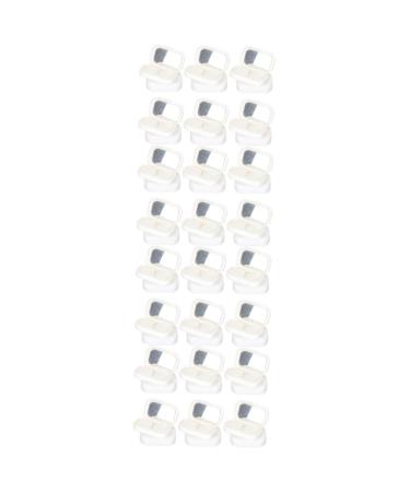 Solustre cardboard with 48 piece of contact housing cleaning container for eye lens contact lens container contact lenses case carrier for eye contact lenses contact lens holder case mini bracket
