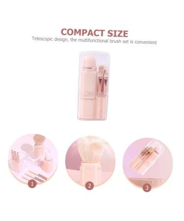 Minkissy 4 Sets 8 in 1 Makeup Brush - Travel Blush Concealer & Double Ended Cosmetic Brush | Soft Artificial Fiber | Ideal for Makeup Lovers - Buy Online on GoSupps.com