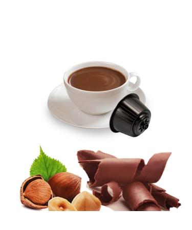 KICKKICK 16 Capsules Gianduia Compatible Nescafé Dolce Gusto - Bevanda Soluble in Cialde
