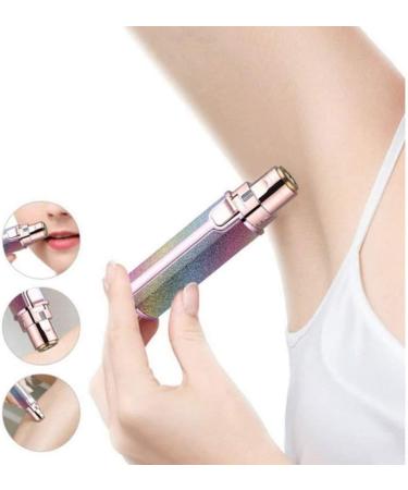 USB Rechargeable Facial Hair Remover & Eyebrow Trimmer - 2 in 1 Razor for Painless Hair Removal | Ideal for Home & Travel - Buy Online on GoSupps.com