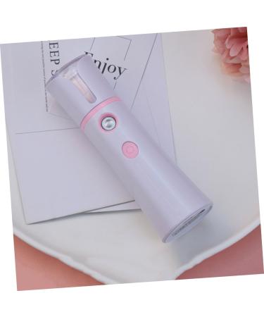 Beatifufu 1pc Portable Face Humidifier White Handy Face Sprayer Facial Care Steamer 14.1x4cm - Buy Online on GoSupps.com