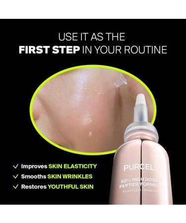 PURCELL 82% High Dose Peptide Serum - Anti-Aging Multicollagen Formula for Youthful Firm Skin - 1.01 oz - Buy Online on GoSupps.com