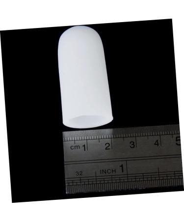 Gel Toe and Thumb Protector Pair for Shoes - White Foot Care Sleeve for Blisters and Comfort - Buy Online on GoSupps.com